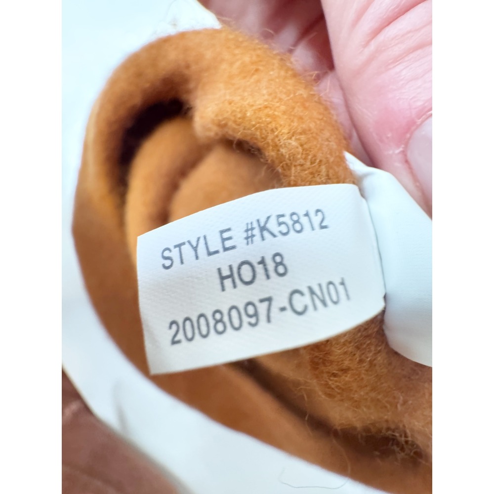 Madewell | Pom Pom Beret, 100% Wool w/ Faux Fur Poms, Rust Orange K5812 One Size - Picture 7 of 9